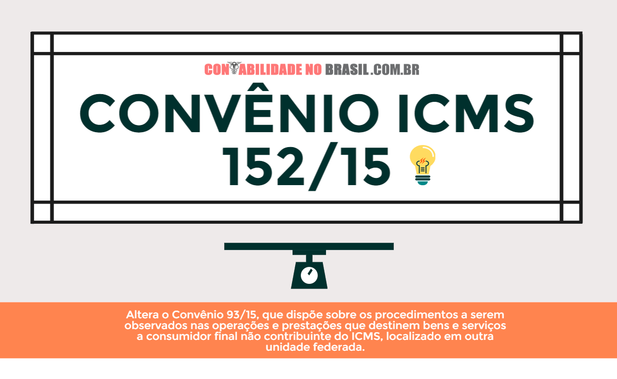 Convenio icms 152 de 2015