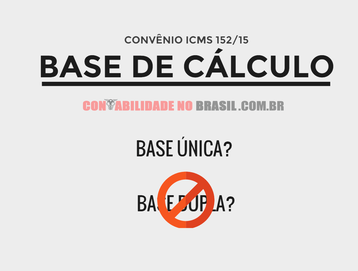 base de calculo conveio 152-15